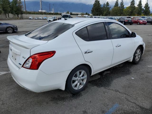 3N1CN7AP6EL876569 - 2014 NISSAN VERSA S WHITE photo 3