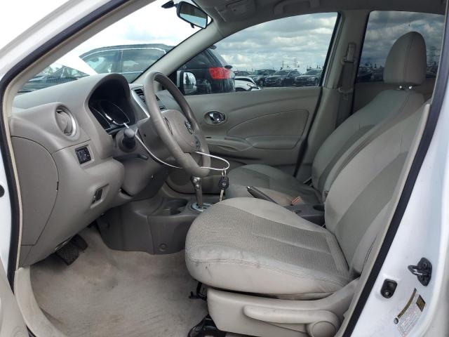 3N1CN7AP6EL876569 - 2014 NISSAN VERSA S WHITE photo 7