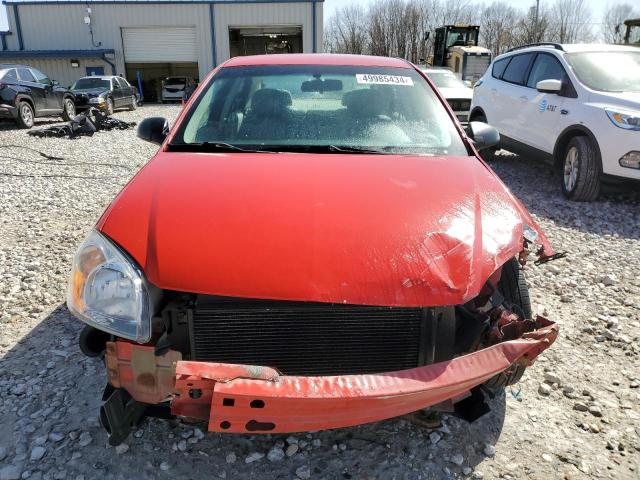 1G2AJ55F787299909 - 2008 PONTIAC G5 RED photo 5