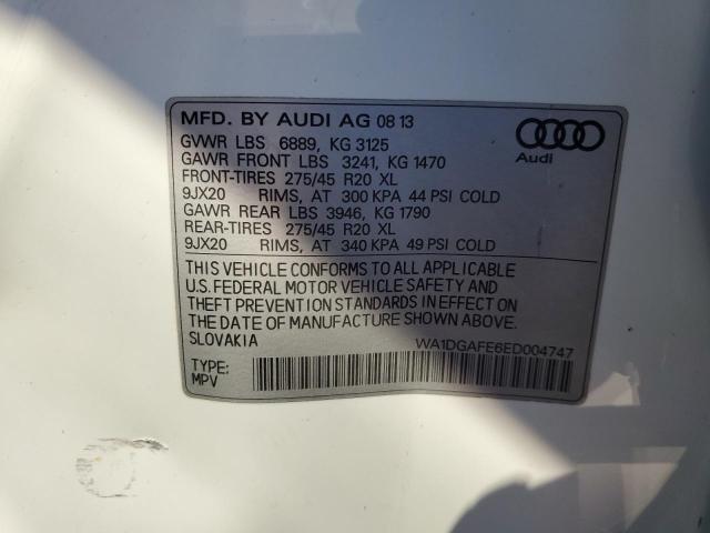 WA1DGAFE6ED004747 - 2014 AUDI Q7 PRESTIGE WHITE photo 14