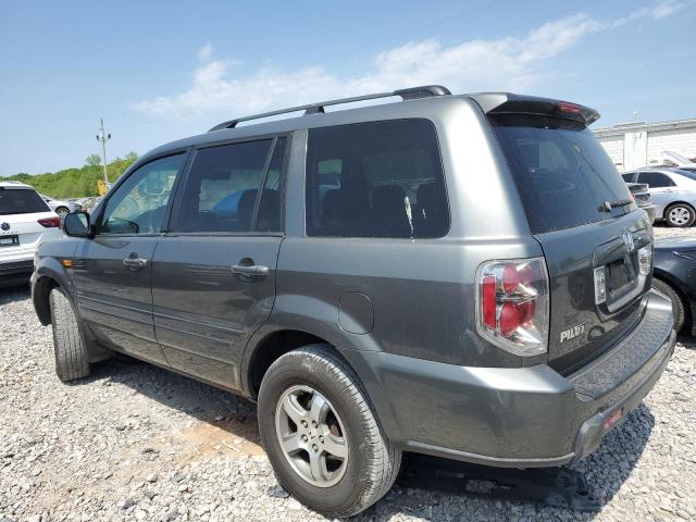 5FNYF28587B026175 - 2007 HONDA PILOT EXL GRAY photo 2