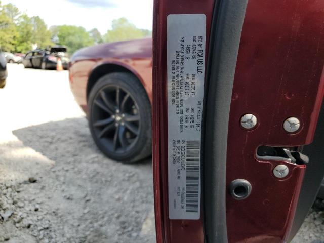 2C3CDZAG3JH183073 - 2018 DODGE CHALLENGER SXT BURGUNDY photo 12