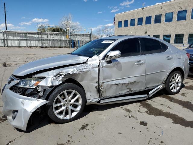 JTHCF5C20C5053406 - 2012 LEXUS IS 250 SILVER photo 1