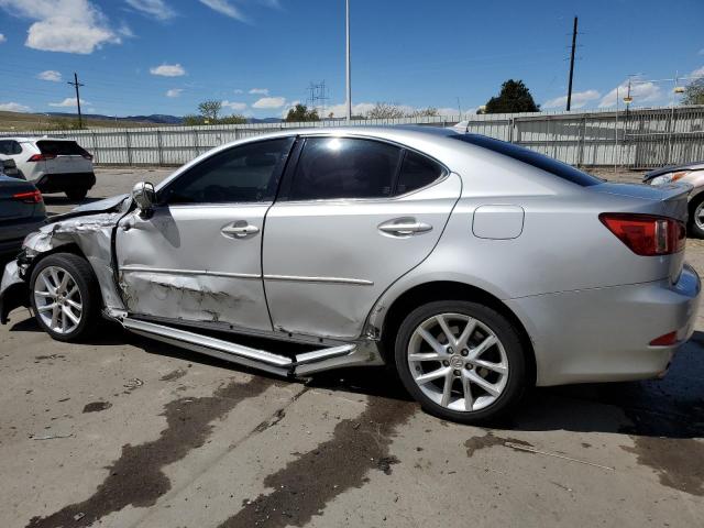 JTHCF5C20C5053406 - 2012 LEXUS IS 250 SILVER photo 2