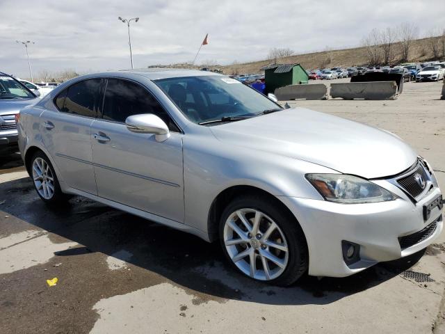 JTHCF5C20C5053406 - 2012 LEXUS IS 250 SILVER photo 4