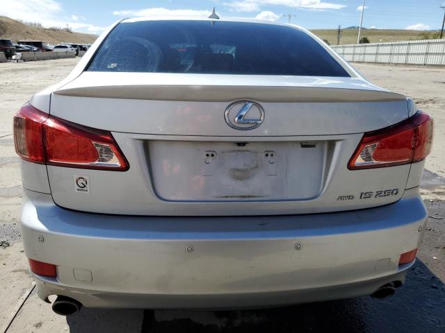 JTHCF5C20C5053406 - 2012 LEXUS IS 250 SILVER photo 6