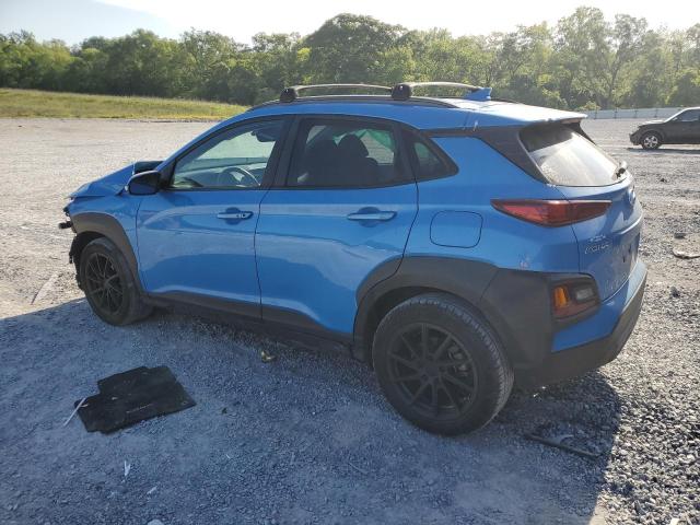 KM8K62AA2MU607778 - 2021 HYUNDAI KONA SEL PLUS BLUE photo 2