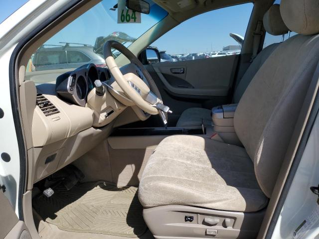 JN8AZ08T87W510925 - 2007 NISSAN MURANO SL CREAM photo 7