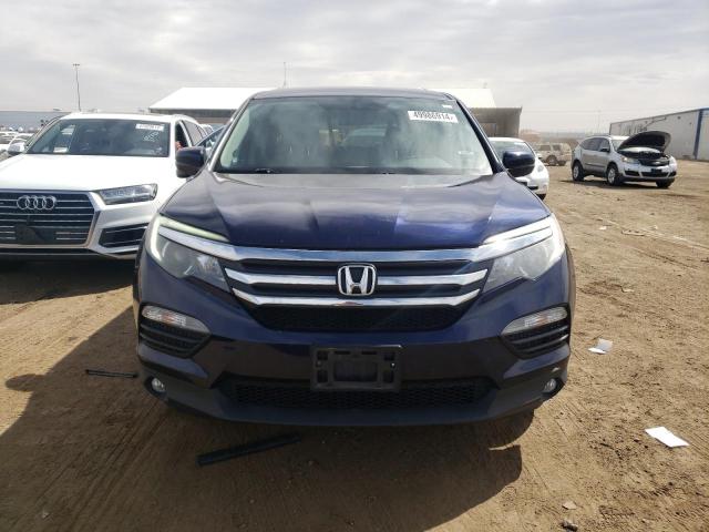 5FNYF6H35JB034277 - 2018 HONDA PILOT EX BLUE photo 5