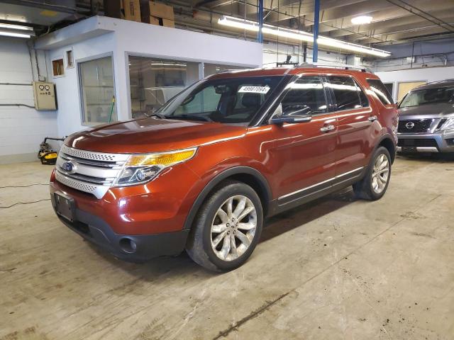 1FM5K8D89EGA49268 - 2014 FORD EXPLORER XLT ORANGE photo 1