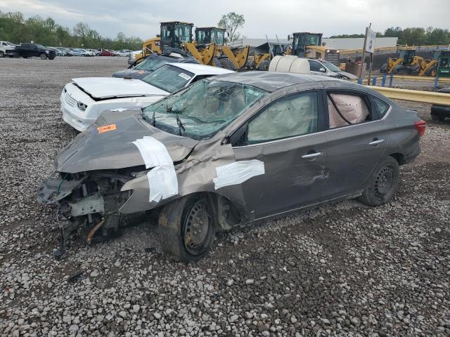 3N1AB7AP1GL641130 - 2016 NISSAN SENTRA S GRAY photo 1