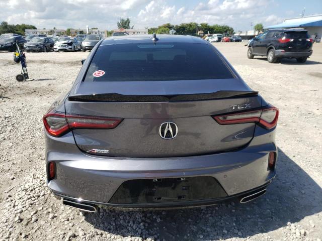 19UUB5F56MA007094 - 2021 ACURA TLX TECH A GRAY photo 6