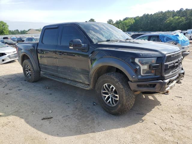 1FTFW1RG5HFA81858 - 2017 FORD F150 RAPTOR BLACK photo 4