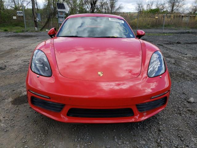 WP0AB2A80MK275019 - 2021 PORSCHE CAYMAN S RED photo 5