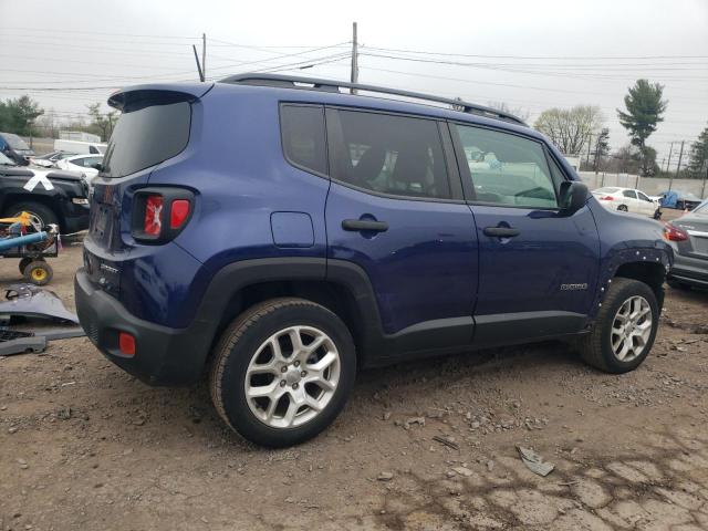 ZACCJBAB7JPJ48872 - 2018 JEEP RENEGADE SPORT BLUE photo 3