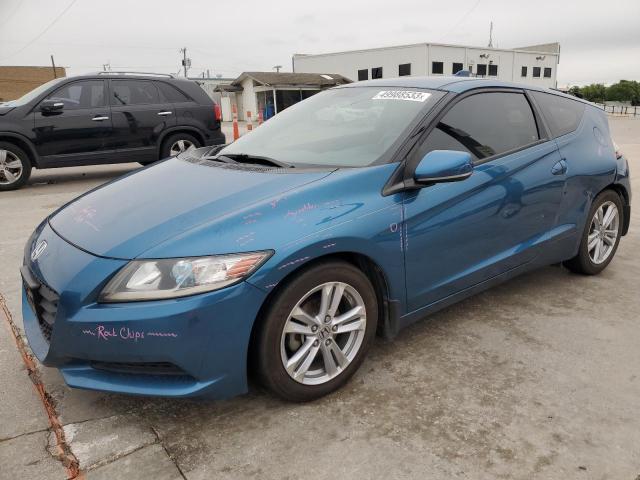 JHMZF1D4XBS009481 - 2011 HONDA CR-Z BLUE photo 1