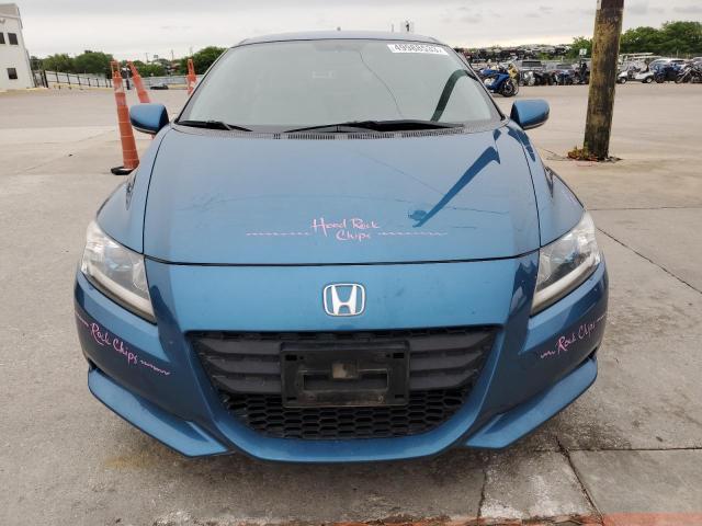 JHMZF1D4XBS009481 - 2011 HONDA CR-Z BLUE photo 5