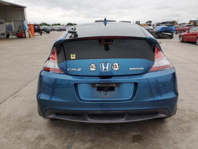 JHMZF1D4XBS009481 - 2011 HONDA CR-Z BLUE photo 6