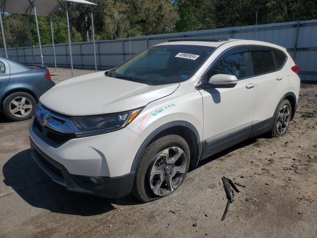 5J6RW2H55HL055453 - 2017 HONDA CR-V EX WHITE photo 1