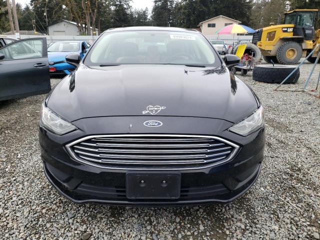 3FA6P0LUXJR268128 - 2018 FORD FUSION SE HYBRID BLACK photo 5