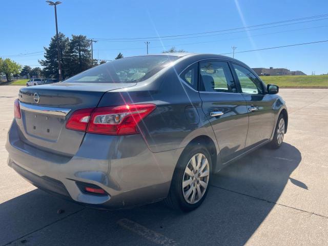 3N1AB7AP2GY337128 - 2016 NISSAN SENTRA S GRAY photo 4