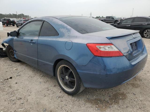 2HGFG12639H526159 - 2009 HONDA CIVIC LX BLUE photo 2