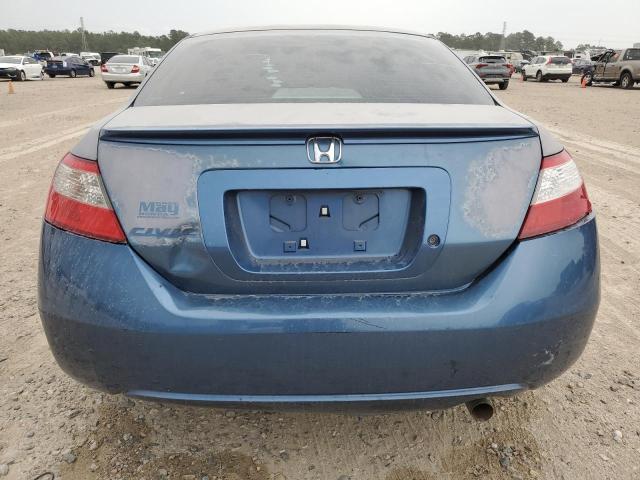 2HGFG12639H526159 - 2009 HONDA CIVIC LX BLUE photo 6