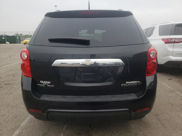 2GNFLEEK3C6138384 - 2012 CHEVROLET EQUINOX LT BLACK photo 6