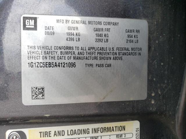 1G1ZC5EB5A4121096 - 2010 CHEVROLET MALIBU 1LT 灰色 照片 13