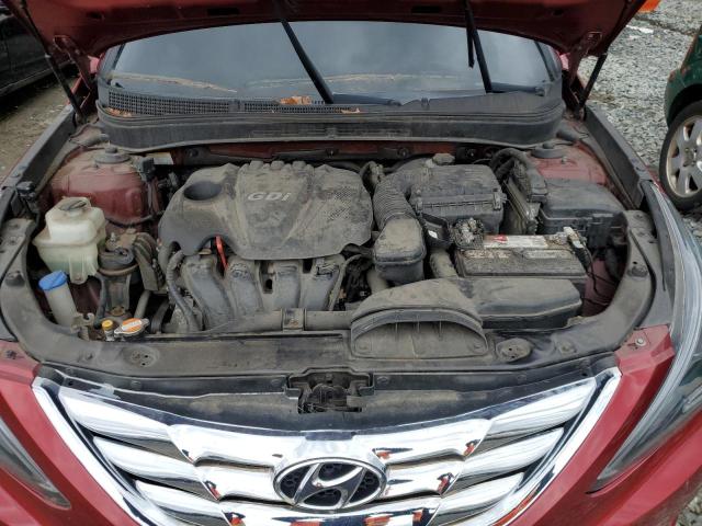 5NPEC4AC5BH291209 - 2011 HYUNDAI SONATA SE RED photo 11