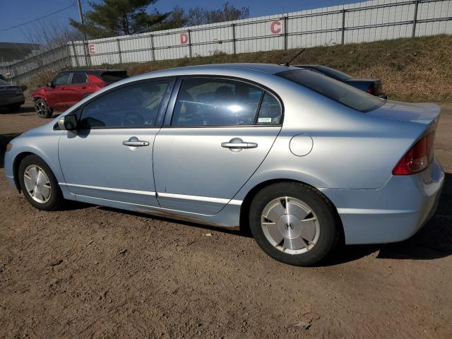 JHMFA36266S024235 - 2006 HONDA CIVIC HYBRID BLUE photo 2