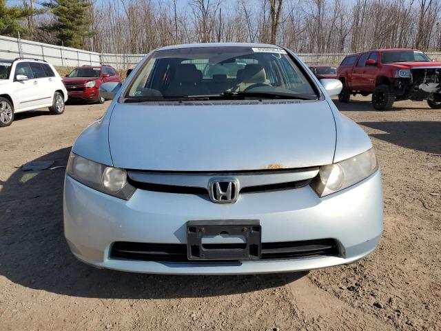 JHMFA36266S024235 - 2006 HONDA CIVIC HYBRID BLUE photo 5