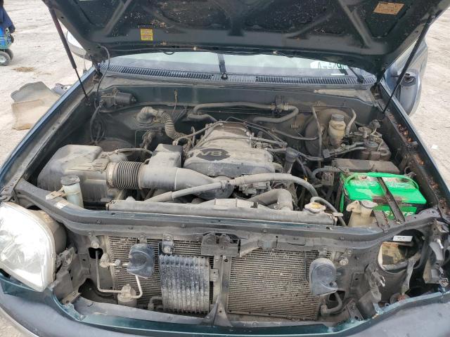 5TBBT44162S290117 - 2002 TOYOTA TUNDRA ACCESS CAB მწვანე ფოტო 11