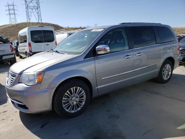 2C4RC1CG0DR664954 - 2013 CHRYSLER TOWN & COU TOURING L SILVER photo 1