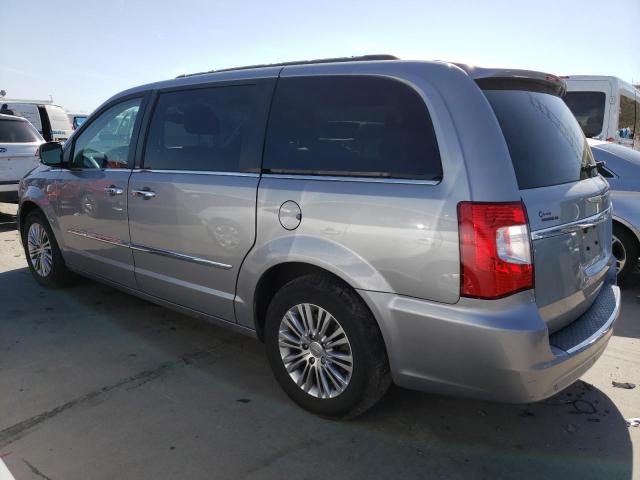 2C4RC1CG0DR664954 - 2013 CHRYSLER TOWN & COU TOURING L SILVER photo 2