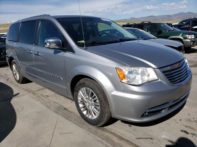 2C4RC1CG0DR664954 - 2013 CHRYSLER TOWN & COU TOURING L SILVER photo 4