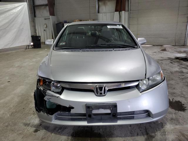 2HGFA16517H507593 - 2007 HONDA CIVIC LX SILVER photo 5