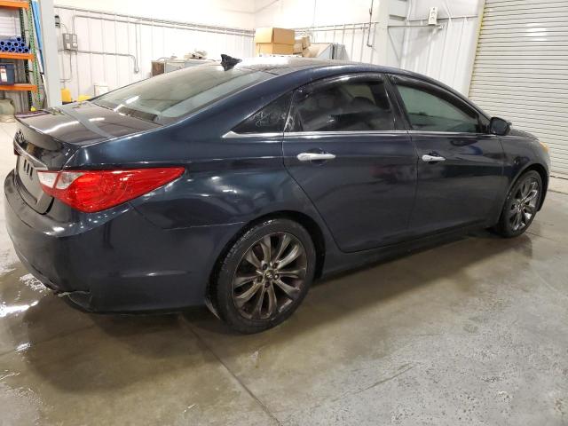 5NPEC4ABXCH359335 - 2012 HYUNDAI SONATA SE BLUE photo 3