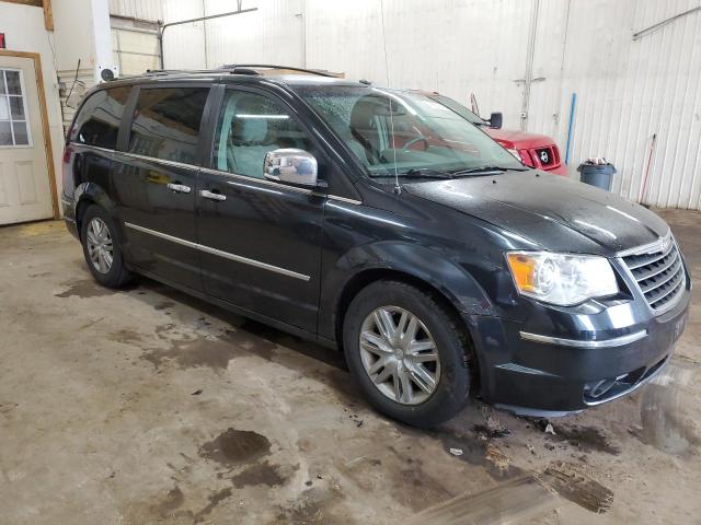 2A8HR64X58R713408 - 2008 CHRYSLER TOWN & COU LIMITED BLACK photo 4