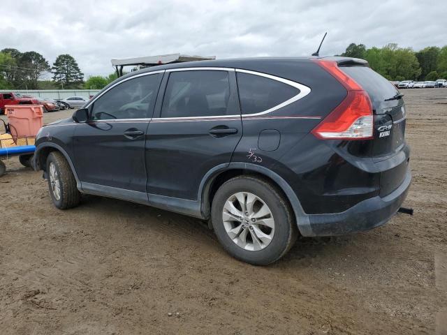 5J6RM3H58CL004677 - 2012 HONDA CR-V EX BLACK photo 2