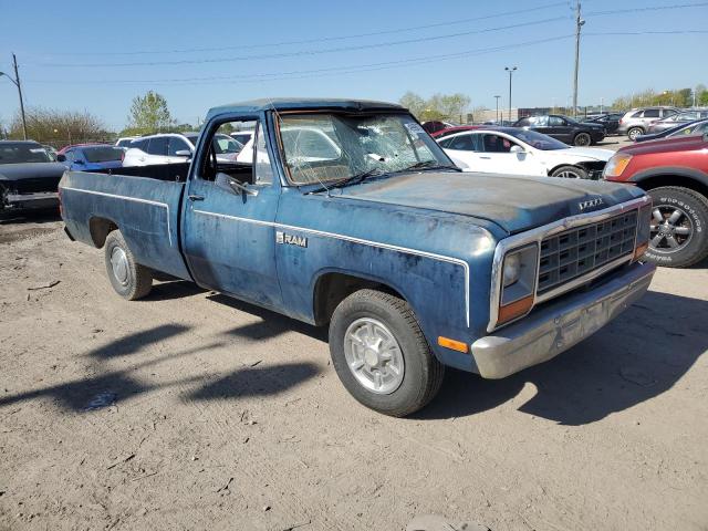 1B7FD14P7BS170357 - 1981 DODGE D-SERIES D150 BLUE photo 4