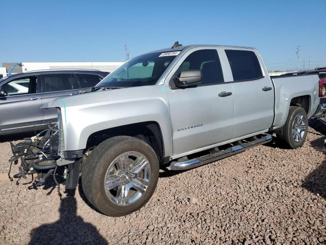 3GCPCPEC2JG570029 - 2018 CHEVROLET SILVERADO C1500 CUSTOM SILVER photo 1