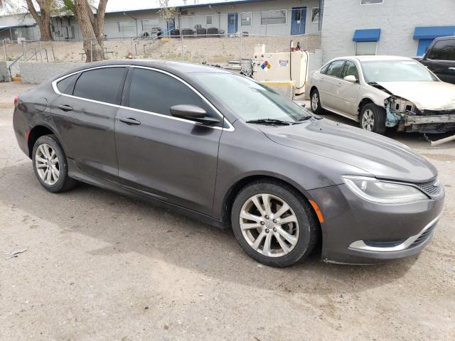 1C3CCCAB2GN142339 - 2016 CHRYSLER 200 LIMITED CHARCOAL photo 4