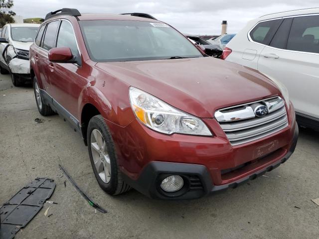 4S4BRBGC9D3320007 - 2013 SUBARU OUTBACK 2.5I PREMIUM RED photo 4