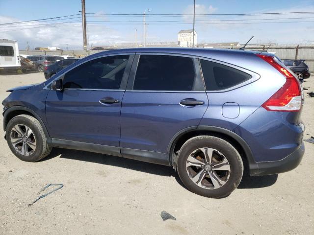 2HKRM4H38EH653168 - 2014 HONDA CR-V LX BLUE photo 2