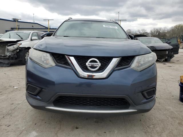 KNMAT2MV3FP516480 - 2015 NISSAN ROGUE S BLUE photo 5