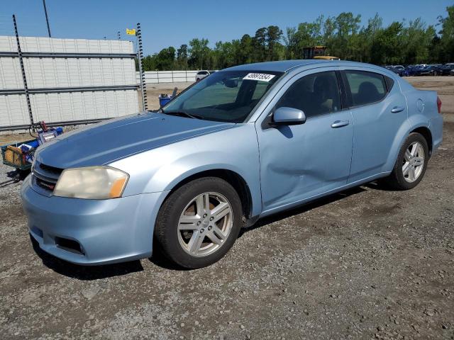 1C3CDZCB3DN768264 - 2013 DODGE AVENGER SXT BLUE photo 1