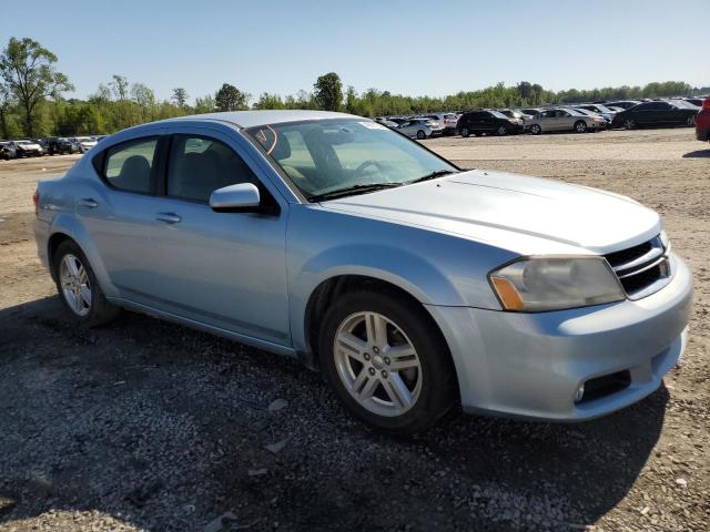 1C3CDZCB3DN768264 - 2013 DODGE AVENGER SXT BLUE photo 4