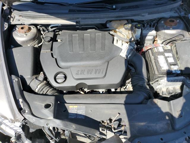 1G1ZG5E74CF281946 - 2012 CHEVROLET MALIBU LTZ ნაცრისფერი ფოტო 11