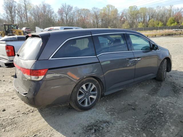 5FNRL5H91EB077757 - 2014 HONDA ODYSSEY TOURING GRAY photo 3